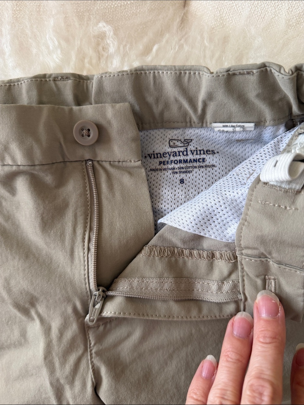 Boys Vineyard Vines Performance Pants - Khaki/Tan